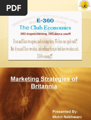 Strategies of britannia business plan of britannia